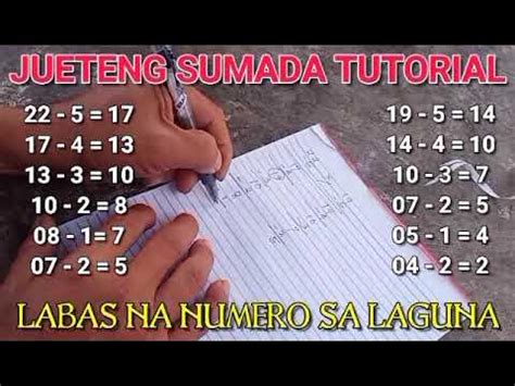 teknik sa pagpili ng numero sa jueteng|For educational purposes: How is jueteng played, what are the.